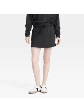 Joylab size Small Women's French Terry High-Rise Skort with Built-in Shorts NEW